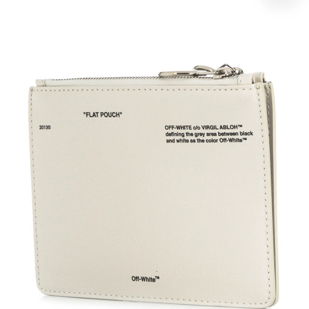Off-White Diagonal Stripe Pouch - Picture 3 of 3